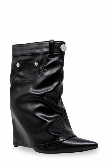 CHASE AND CHLOE Adonis Foldover Ankle Bootie