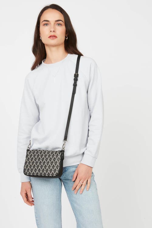 Lancaster Zipped Pouch S Ikon In Noir