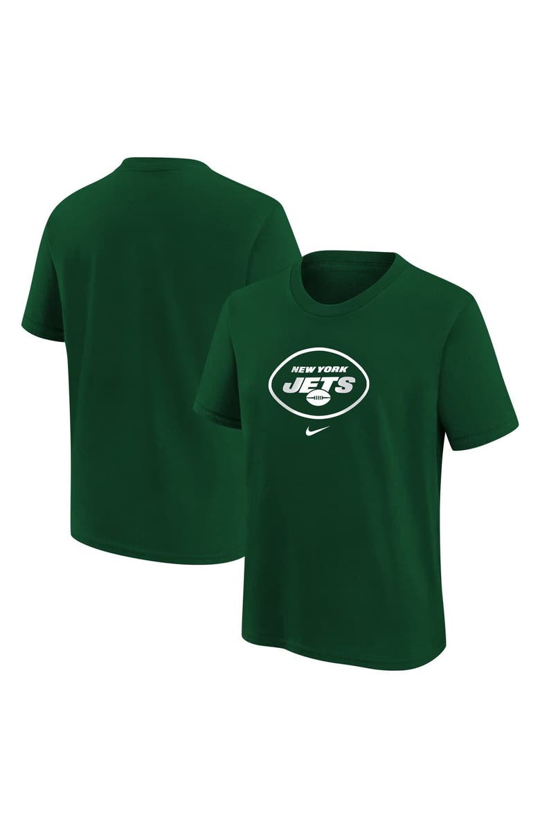 Nike Preschool Nike Green New York Jets Team Logo T-Shirt, Main, color, Green
