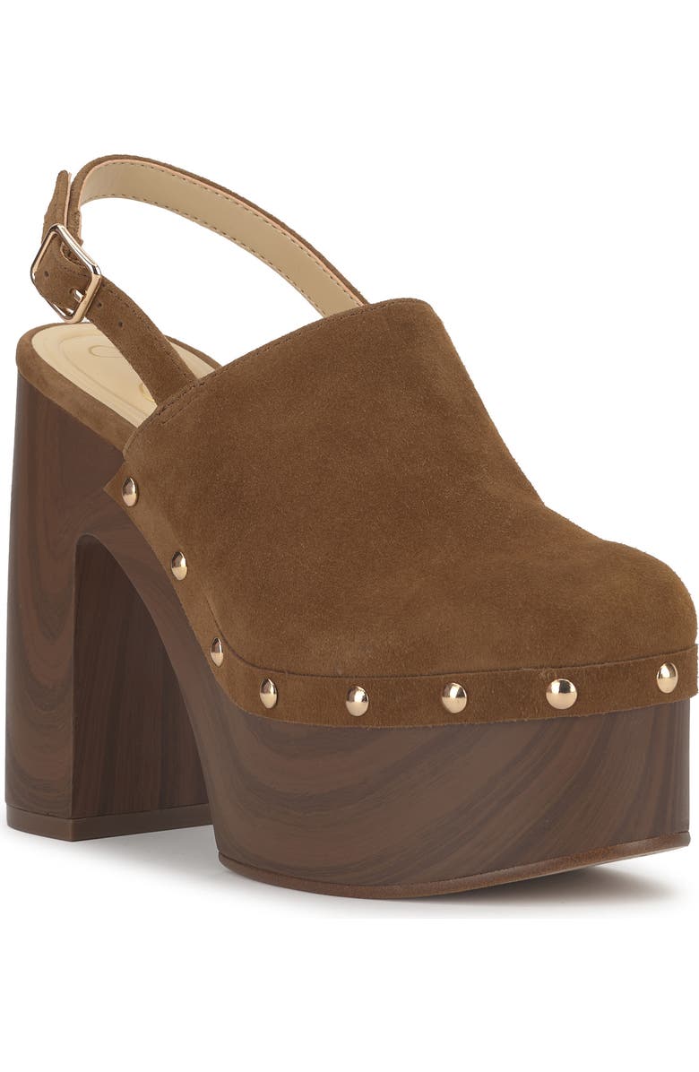 Jessica Simpson Caze Stud Platform Sandal, Main, color, Safari Brown