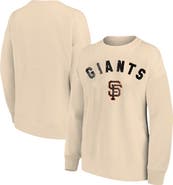 PROFILE Women's Profile Oatmeal San Francisco Giants Plus Size French Terry Pullover Sweatshirt