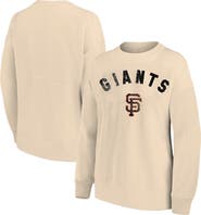 PROFILE Women's Profile Oatmeal San Francisco Giants Plus Size French Terry Pullover Sweatshirt
