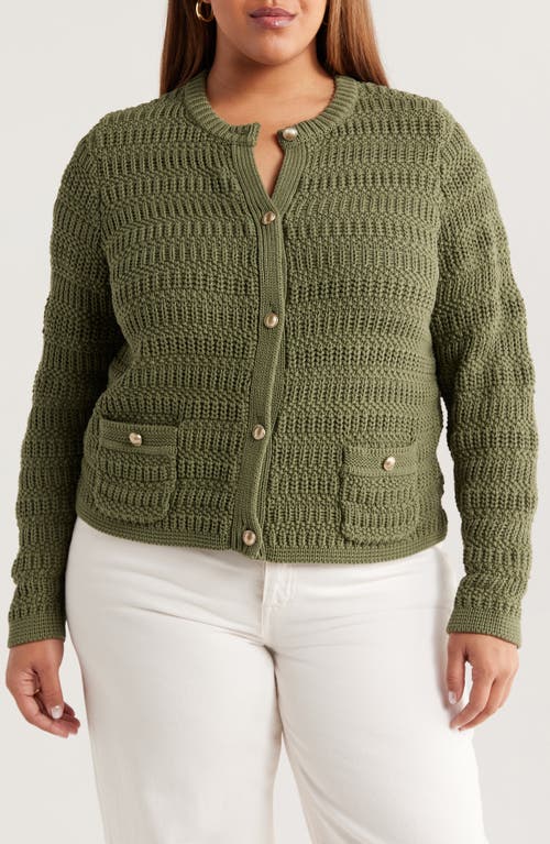 Caslonr Caslon(r) Textured Sweater Jacket