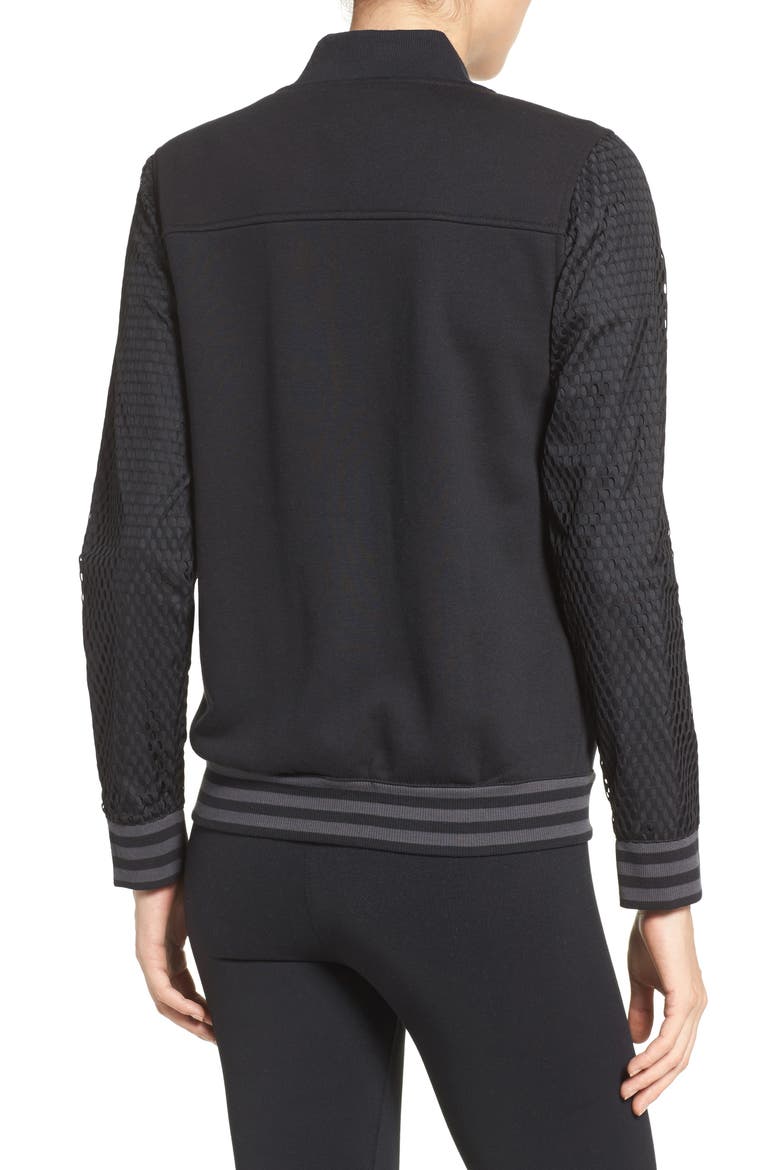 Varsity Jacket, Alternate, color, BLACK