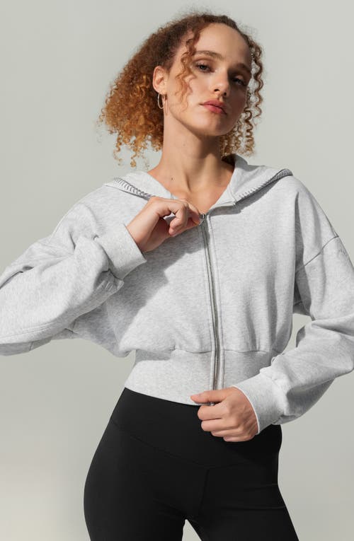 Lilysilk Seamflow Drift Zip-up In Gray