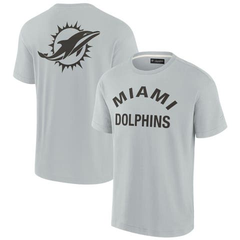 Unisex Fanatics Signature Gray Miami Dolphins Elements Super Soft Short Sleeve T-Shirt