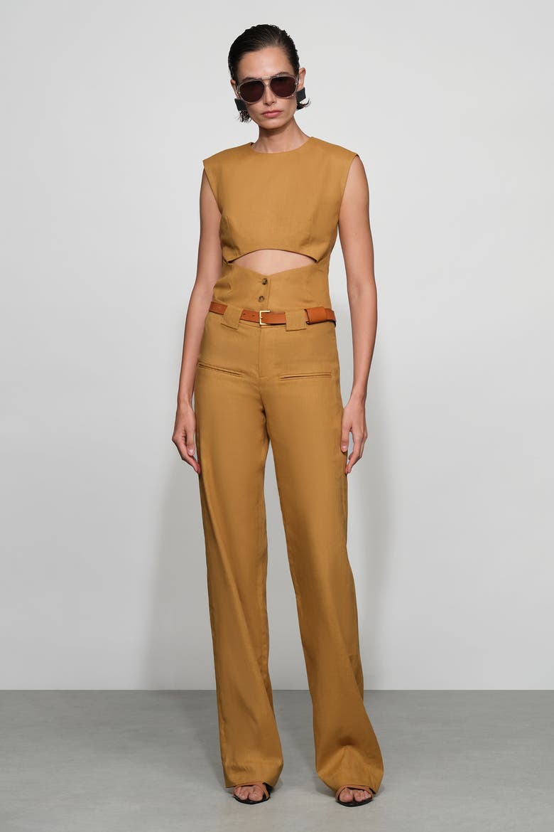 Foster Suiting Top, Alternate, color, Butterscotch