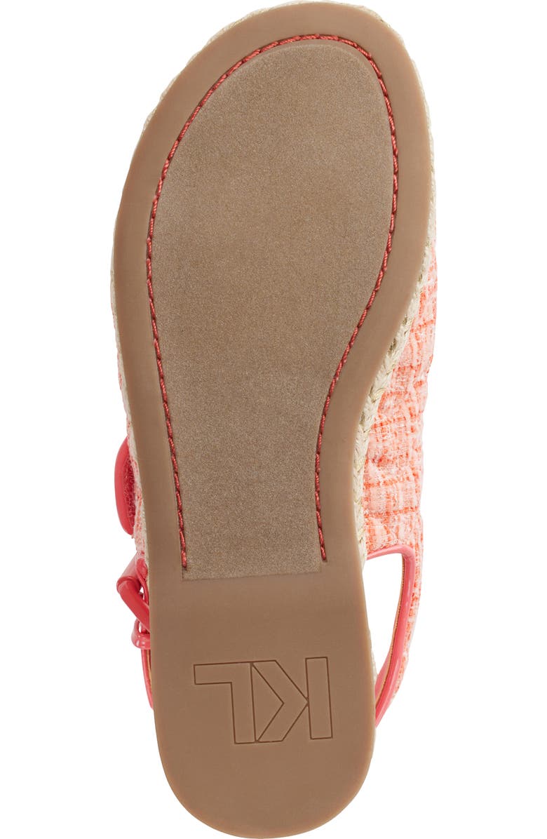 KARL LAGERFELD PARIS Charlay Slingback Sandal, Alternate, color, Sunset Coral