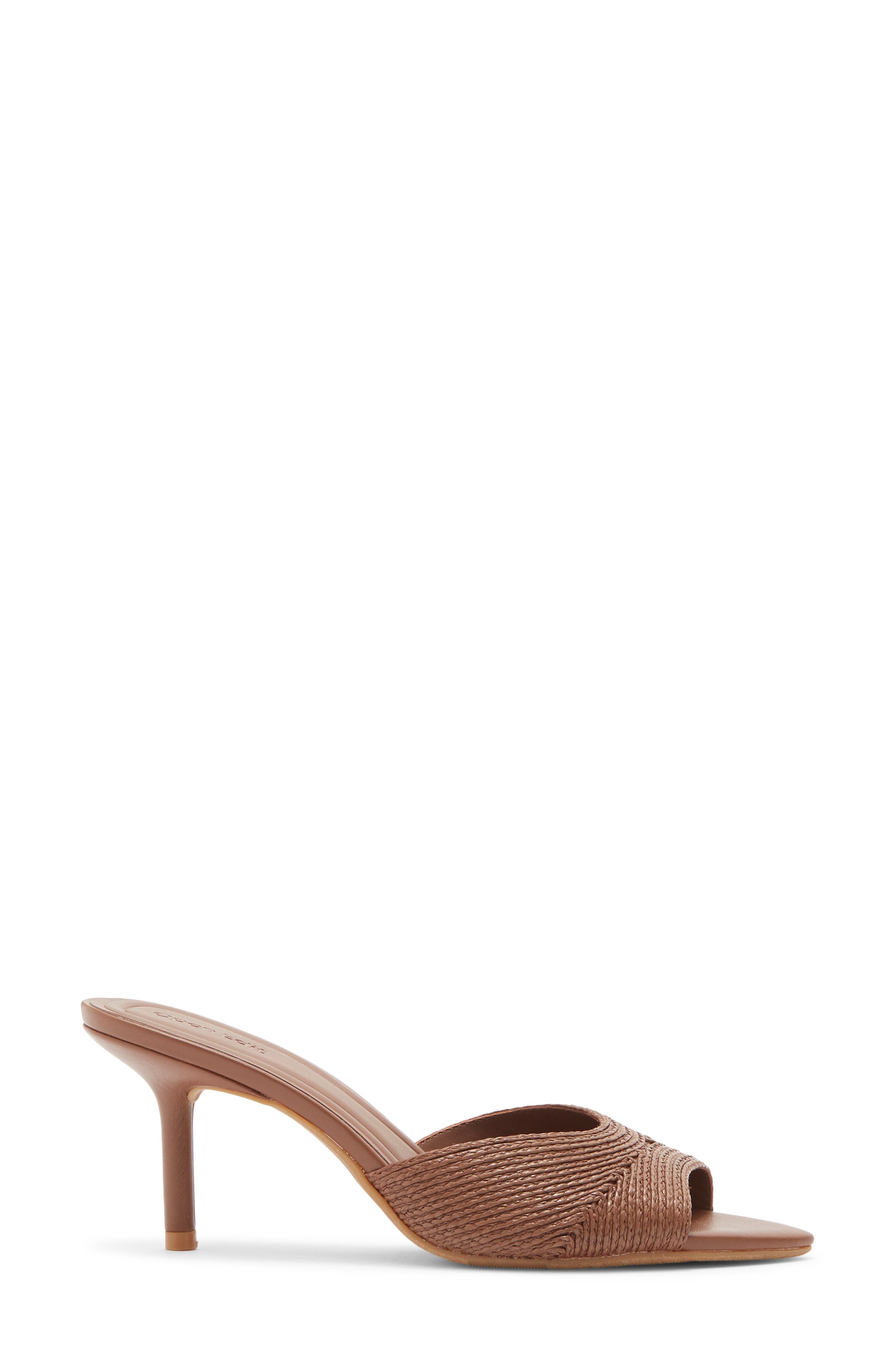 Open Edit Micah Heeled Sandal, Alternate, color, Brown Russet