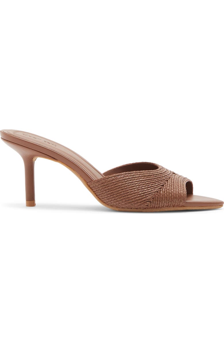 Open Edit Micah Heeled Sandal, Alternate, color, Brown Russet