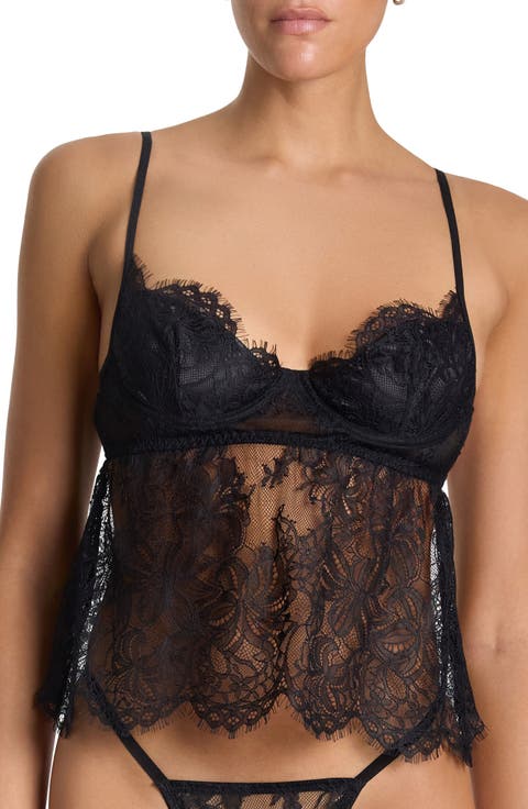 x Lexi Wood Shannon Underwire Lace Camisole