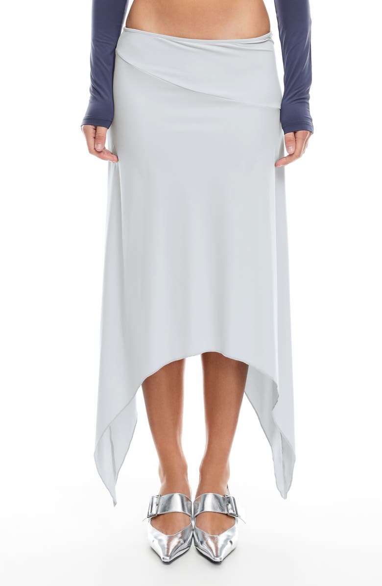 LIONESS Cherie Asymmetric Midi Skirt, Main, color,