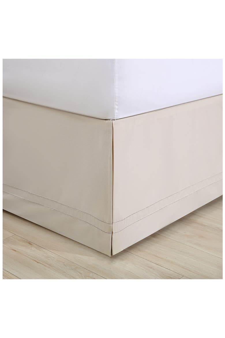 Solid Tailored Bed Skirt, Main, color, BEIGE
