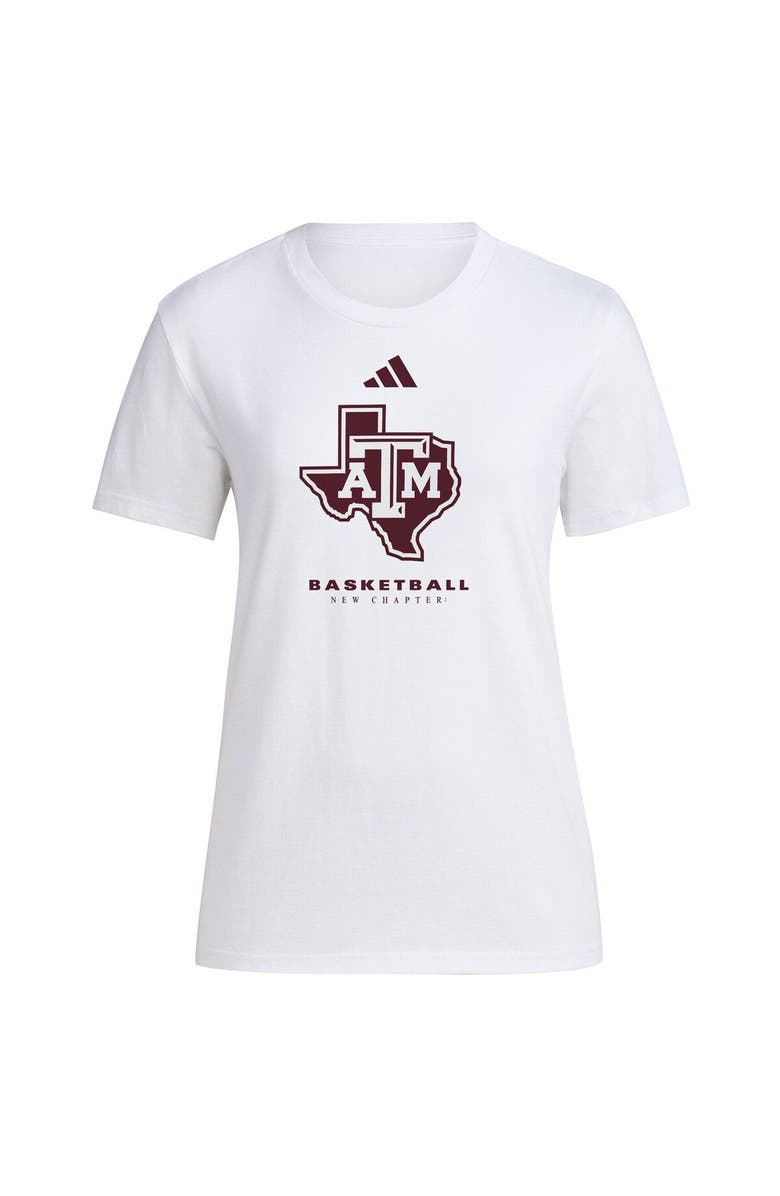 adidas Women's adidas White Texas A&M Aggies Bench T-Shirt, Alternate, color,