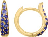EFFY Natural Sapphire Huggie Hoop Earrings
