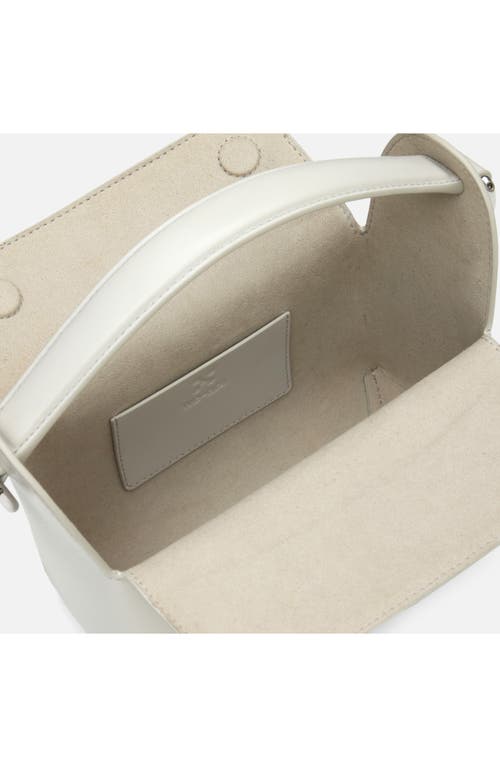 We-ar4 The Pastry Box 20 Leather Top Handle Bag In Gray