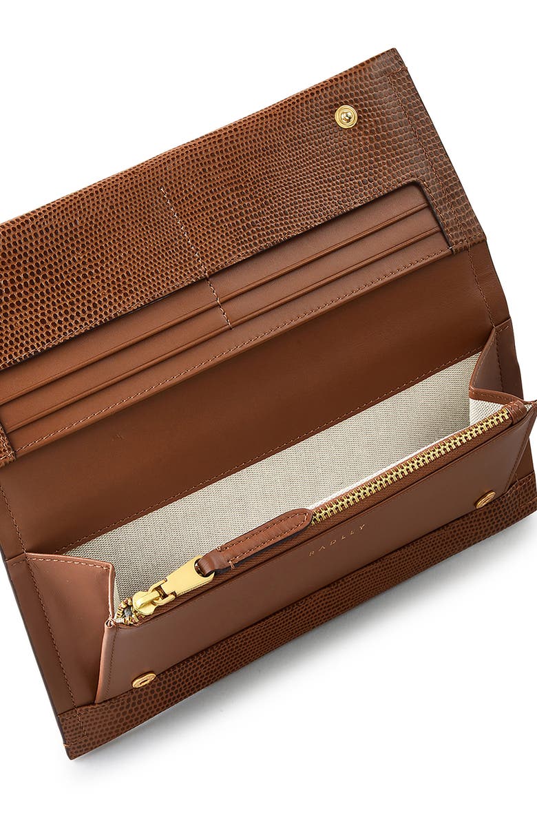 Radley Large Oak Street Lizard Embossed Wallet, Alternate, color,