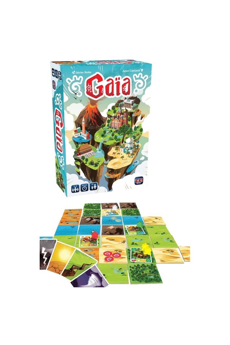 Gaia Fast Paced Tile Game, Alternate, color, Multicolored