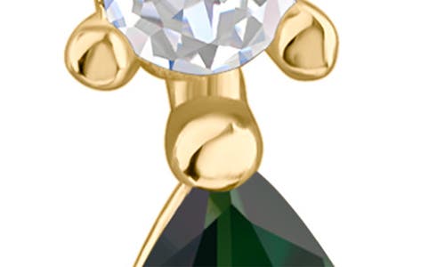 Cz By Kenneth Jay Lane Cubic Zirconia Pear Ear Crawlers In Multi