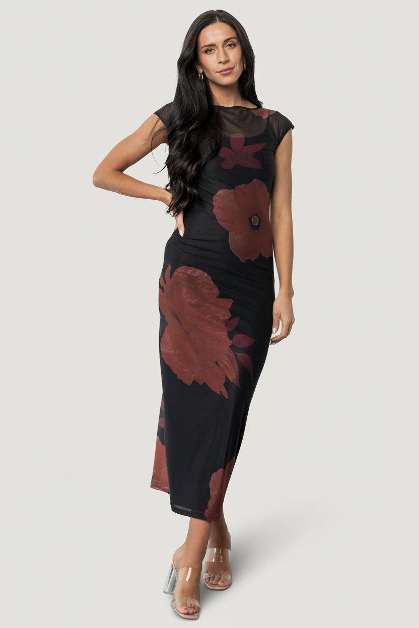 selected Black Floral