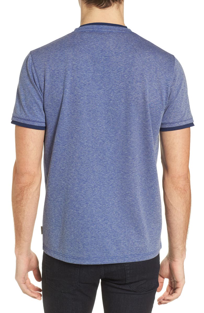 Ted Baker London Climb Mouline Layered Pocket T-Shirt, Alternate, color, 
