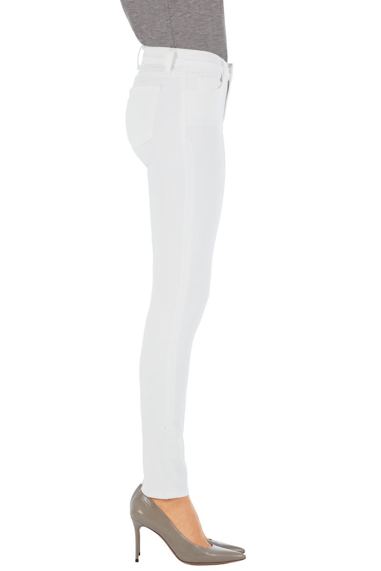 Destroyed Skinny Jeans, Alternate, color, BLANC DESTRUCT