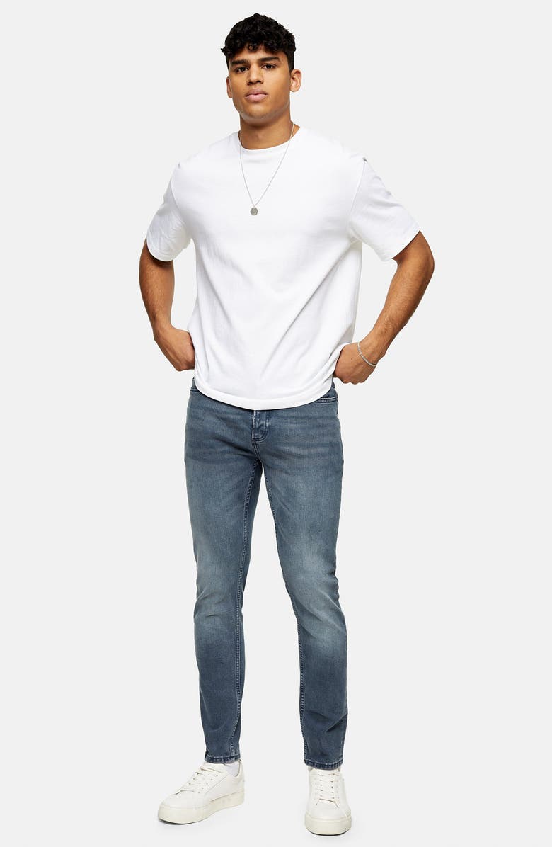 Topman Skinny Jeans, Alternate, color, 