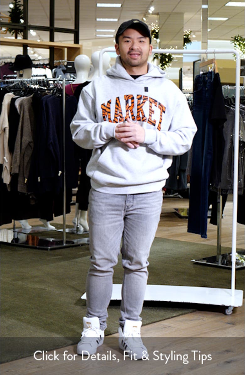 Tiger Stripe Logo Graphic Hoodie, sales video thumbnail