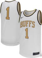 Nike Men's Nike #1 White Colorado Buffaloes Replica Basketball Jersey