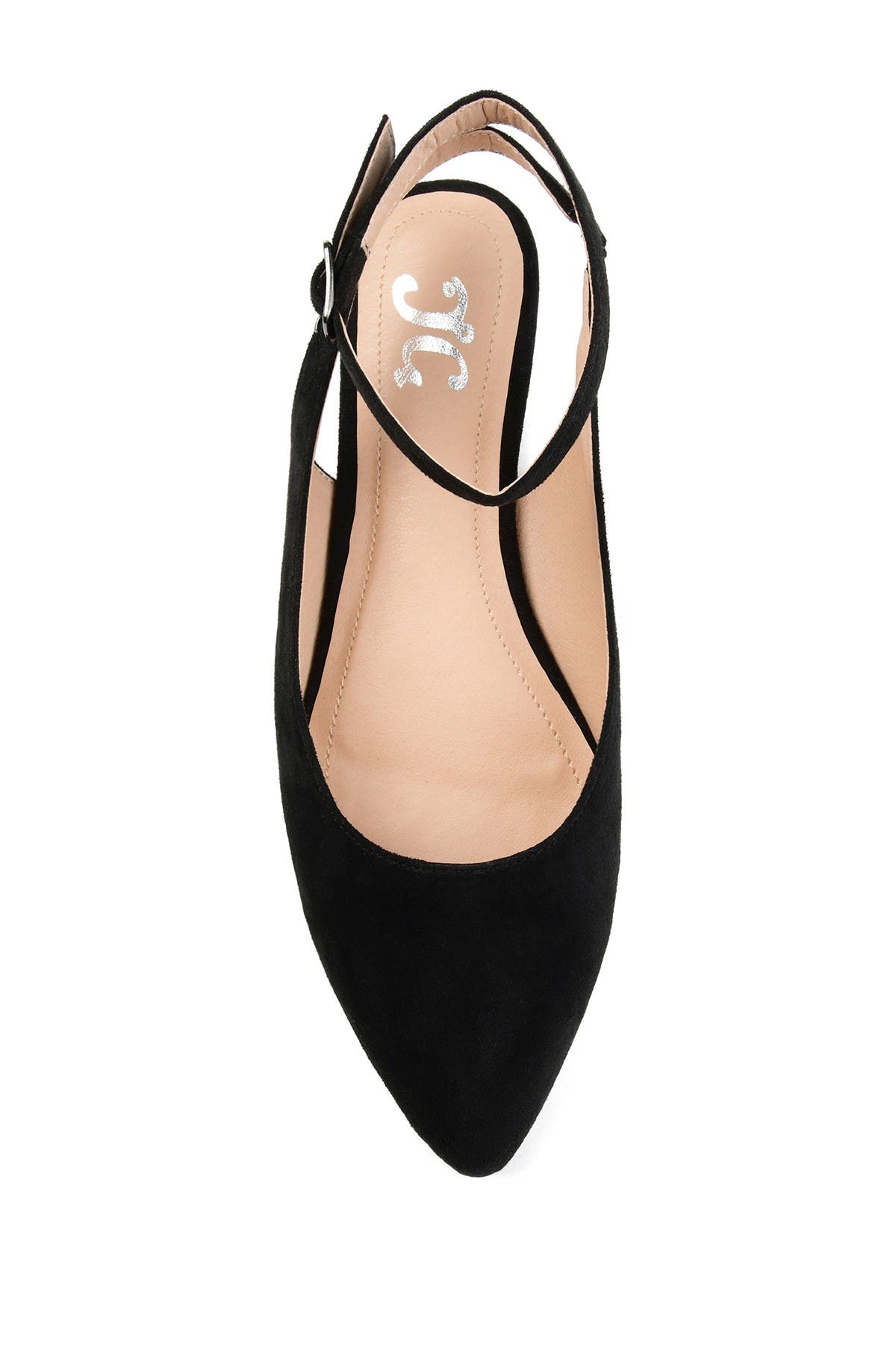 JOURNEE Preea Ankle Strap Flat, Alternate, color, 