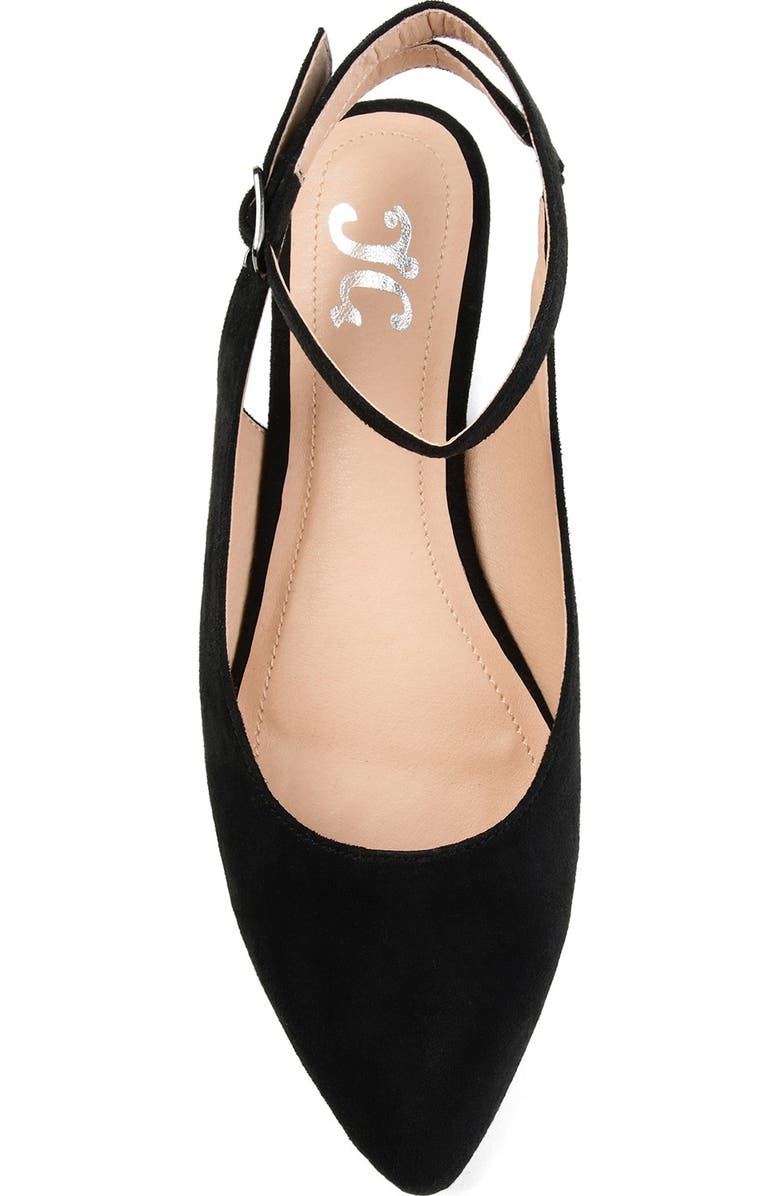 JOURNEE Preea Ankle Strap Flat, Alternate, color,