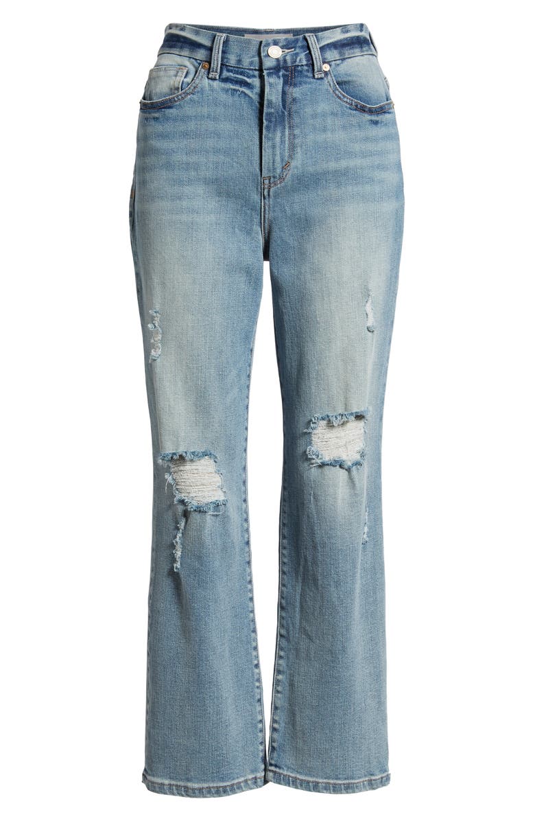 Habitual Haven Super High Rise Straight Leg Jeans, Alternate, color,