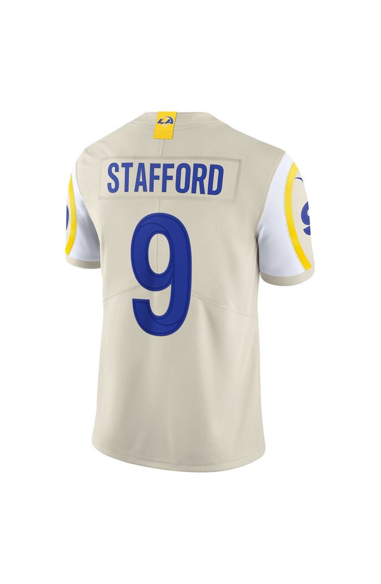 Nike Men's Nike Matthew Stafford Bone Los Angeles Rams Vapor Limited Jersey, Alternate, color, 