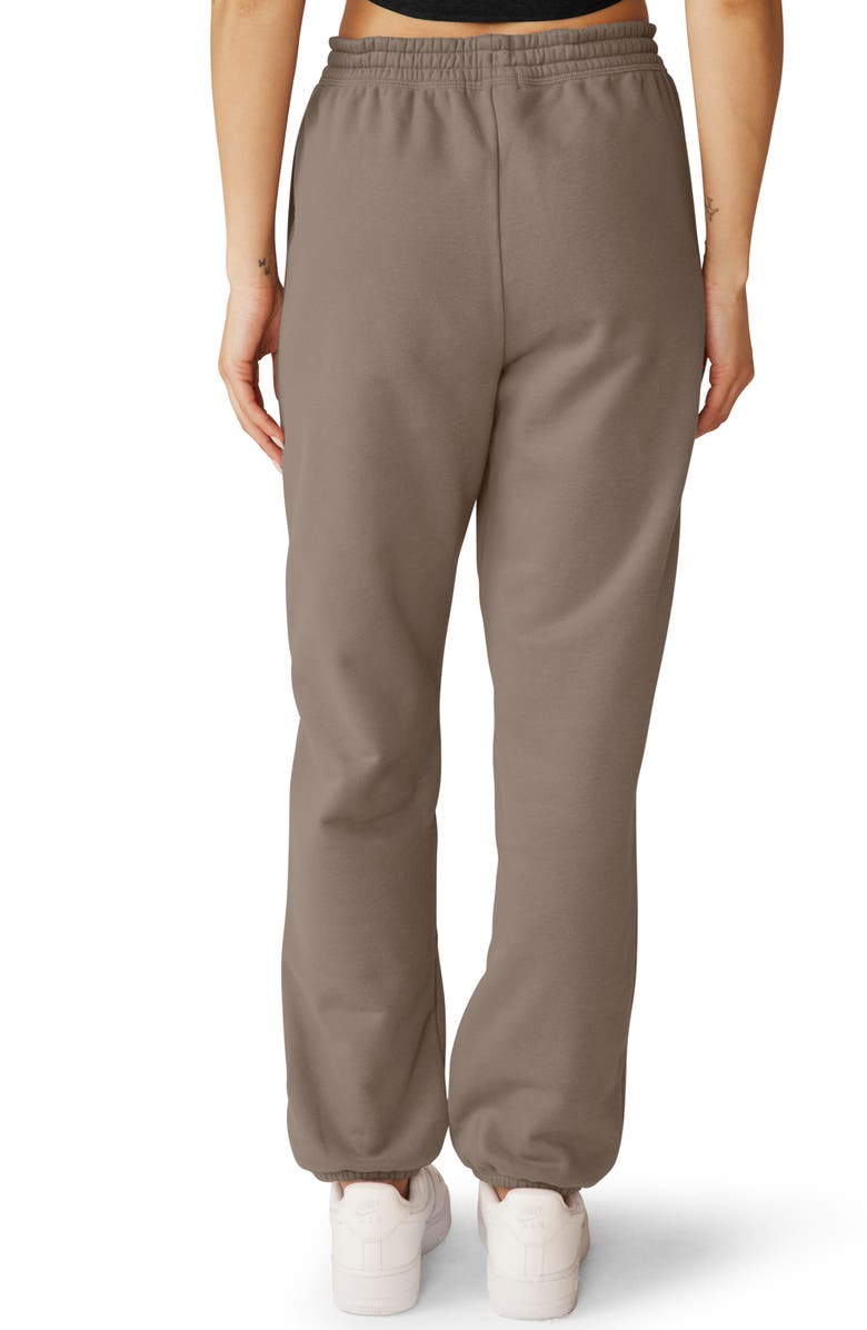Beyond Yoga On the Go Cotton Blend Joggers, Alternate, color, Birch