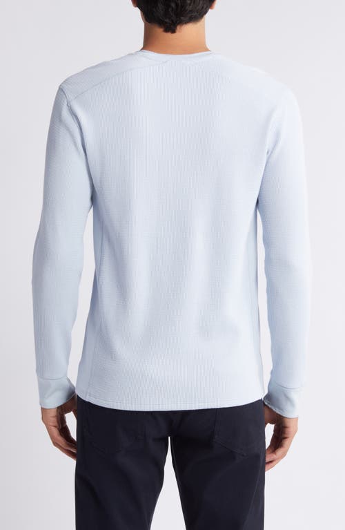 Vince Thermal Long Sleeve T-shirt In White