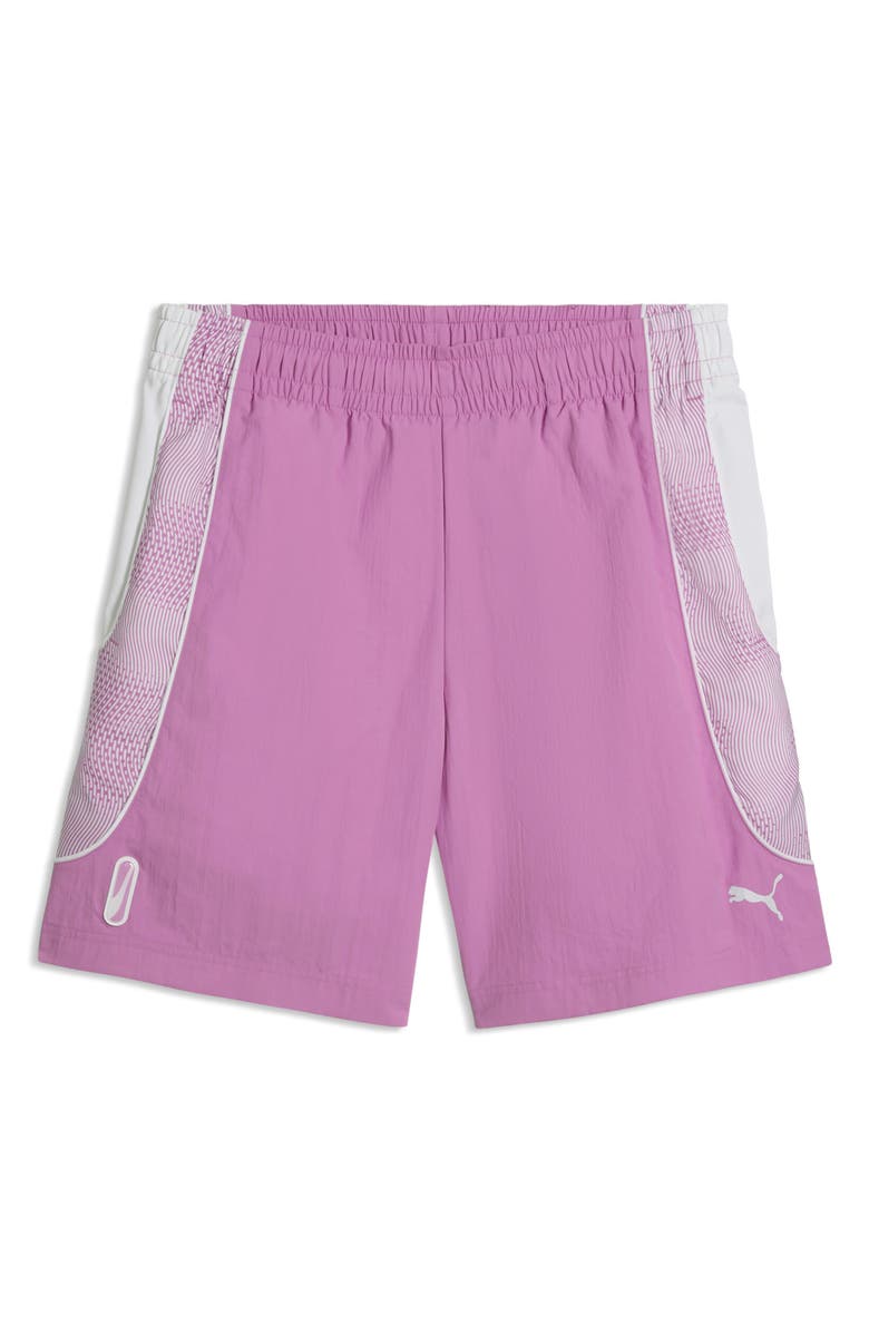 PUMA tech-X Relaxed Shorts, Main, color, Mauve Pop