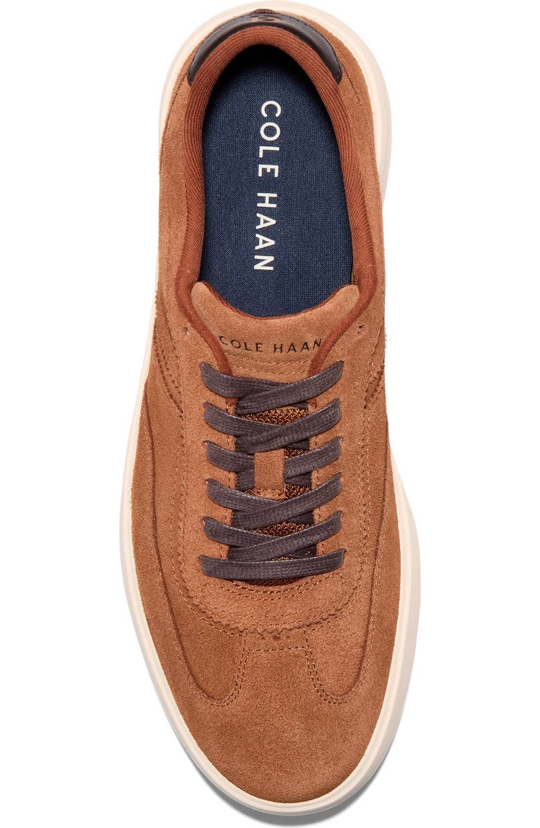 Cole Haan Grand Crosscourt Hingham Sneaker, Alternate, color, Britsh Tan Suede/ Ivory