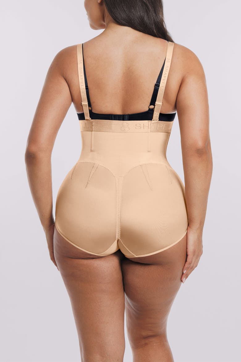 Curve Code Airy Comfy Smoothing Brief, Alternate, color, Beige