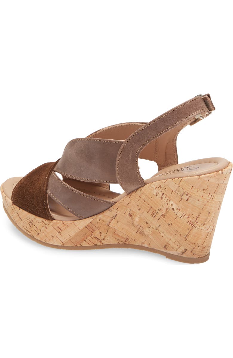 Cordani Randie Platform Wedge Slingback Sandal, Alternate, color,
