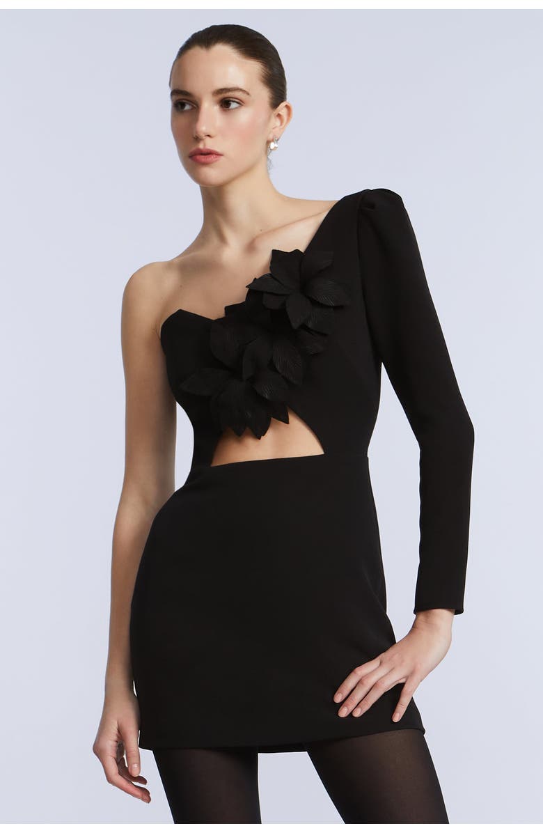 BCBGMAXAZRIA Puff Sleeve Mini Dress, Alternate, color,