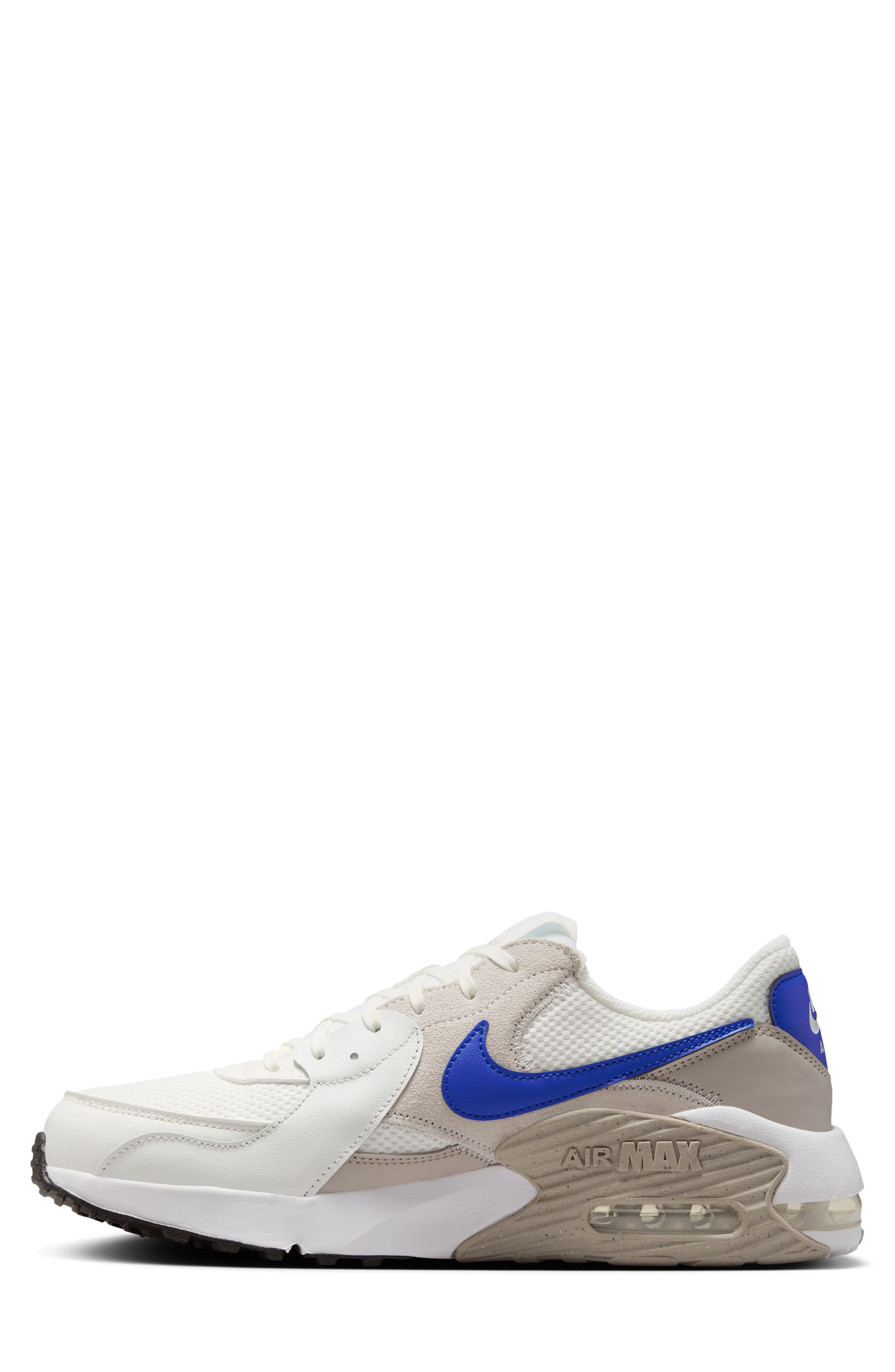 Air Max Excee Sneaker, Alternate, color, WHITE/ RACER BLUE/ VAST GREY