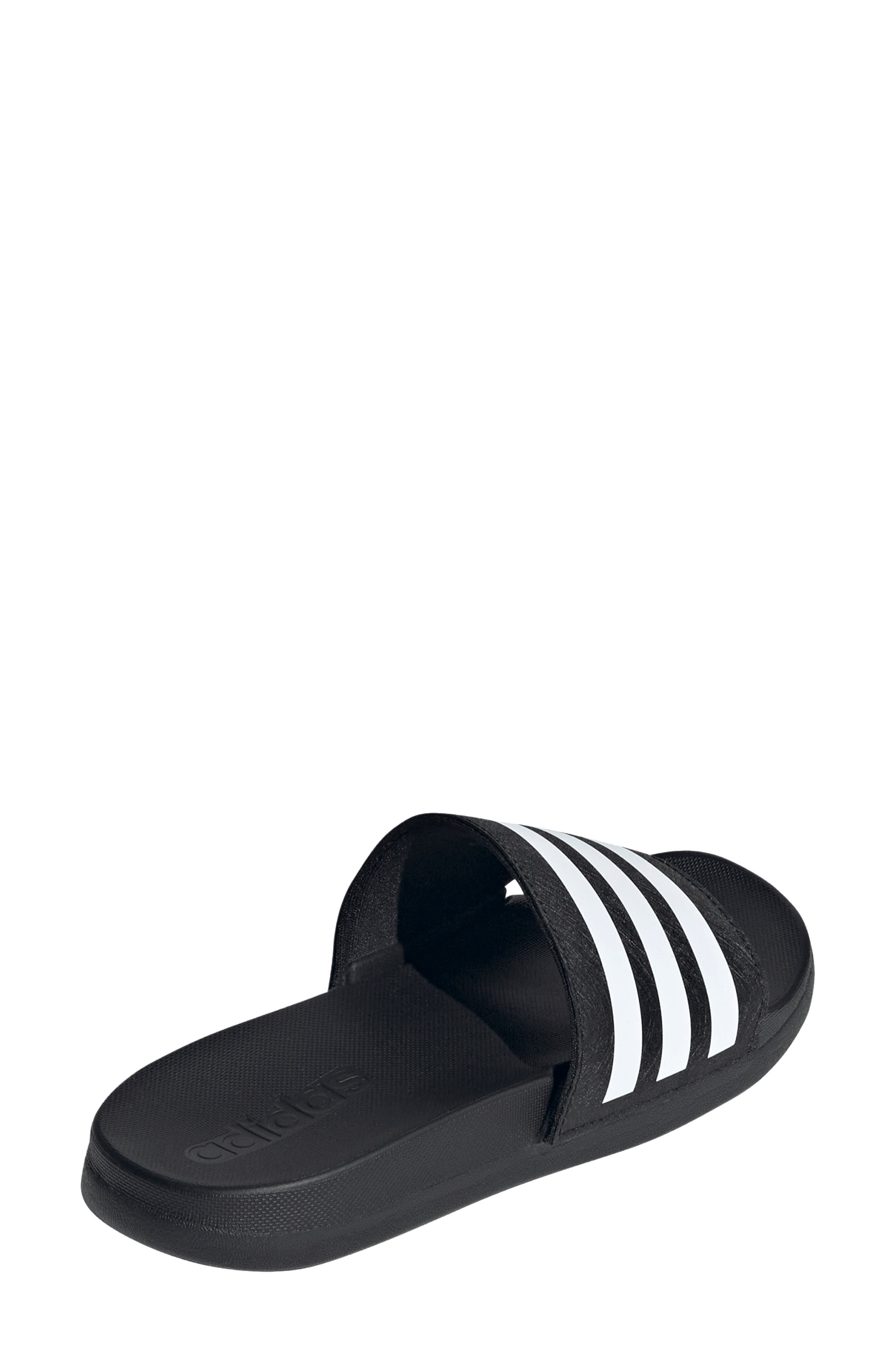 adidas Adilette Comfort Slide Sandal, Alternate, color, Cblack/Ftw