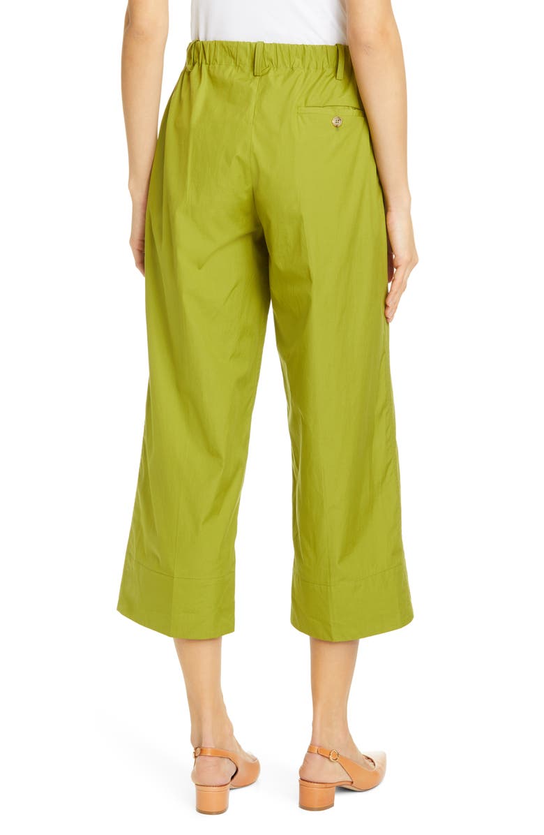 Mansur Gavriel Poplin Pull-On Pants, Alternate, color, 