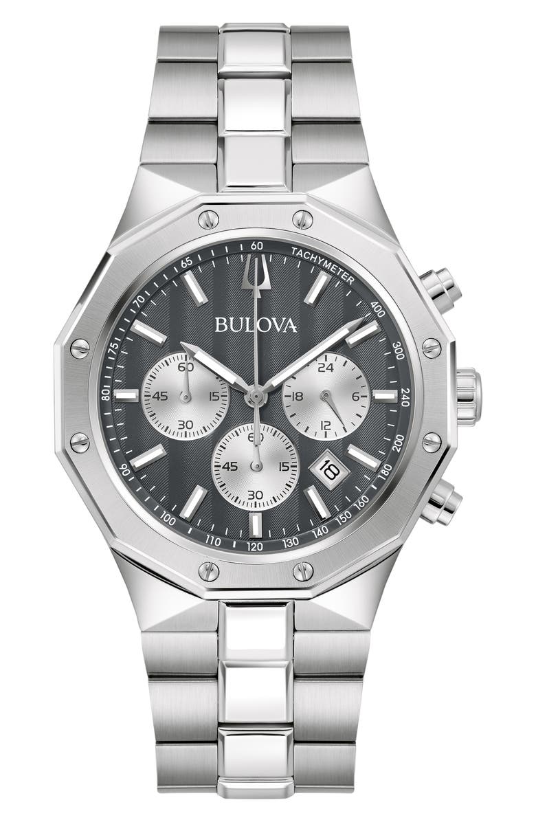 BULOVA Classic Prestige Bracelet Watch, 38.5mm, Main, color, Silver-Tone