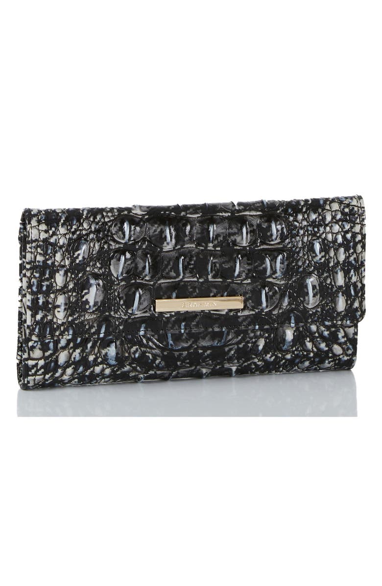 Brahmin Cordelia Croc Embossed Wallet, Alternate, color,