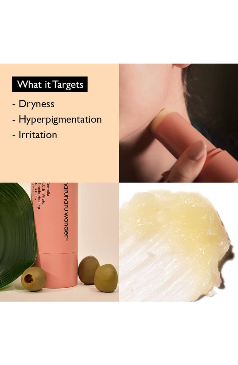 haruharu wonder Centella A.C.E. Vitaful Miracle Healing Multi Balm, Alternate, color, 