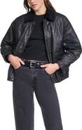 Levi's Relaxed Waxed Cotton Bomber Jacket