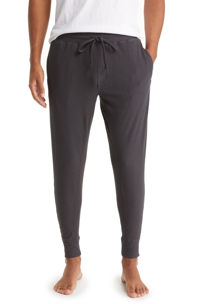 Tommy John Brushed Rib Lounge Joggers, Main, color, 