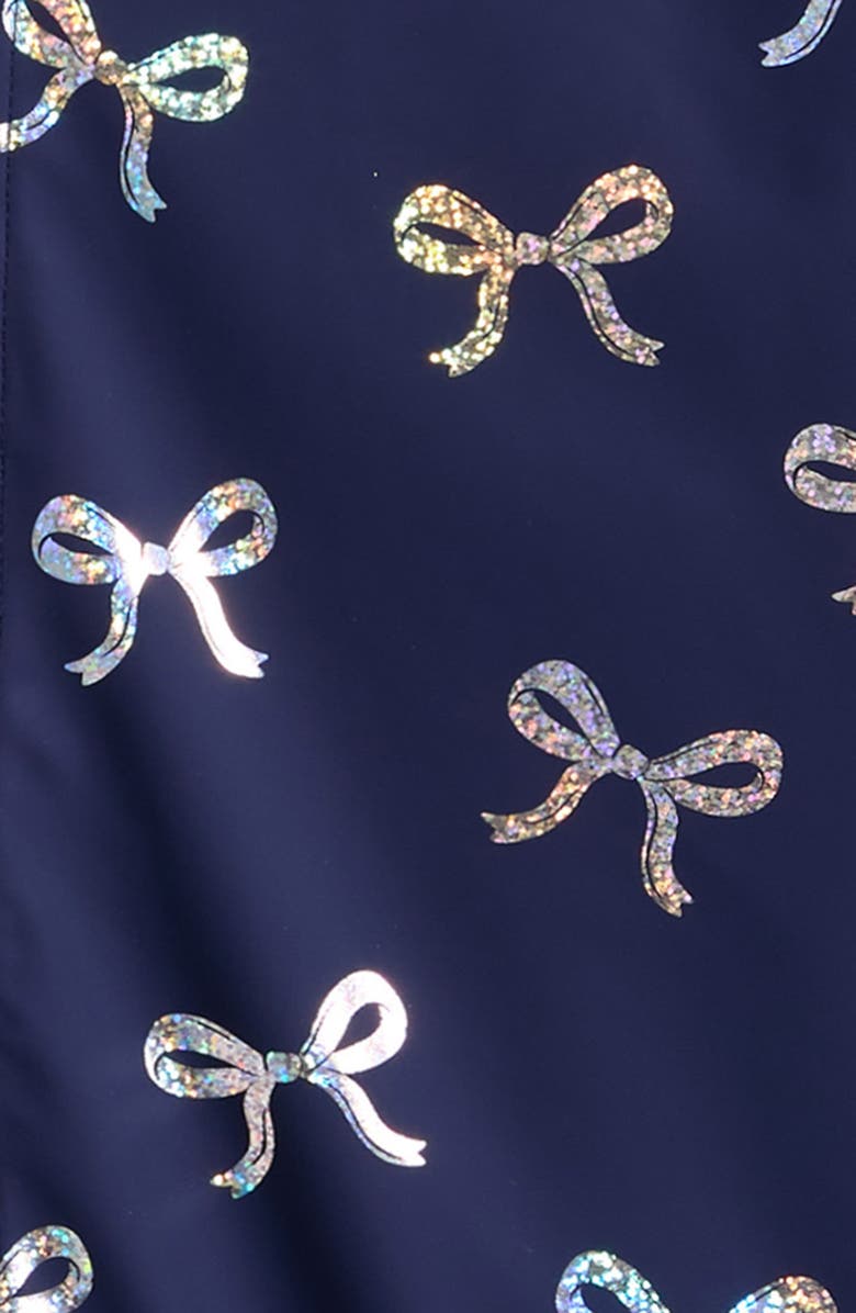Hatley Kids' Foil Bows Rain Jacket, Alternate, color, Patriot Blue