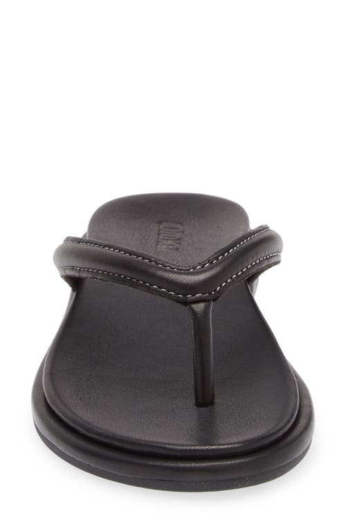 Olukai Tiare Flip Flop In Black